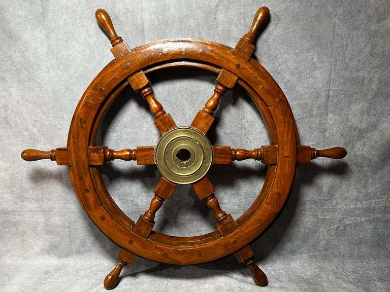 Wooden ships wheel