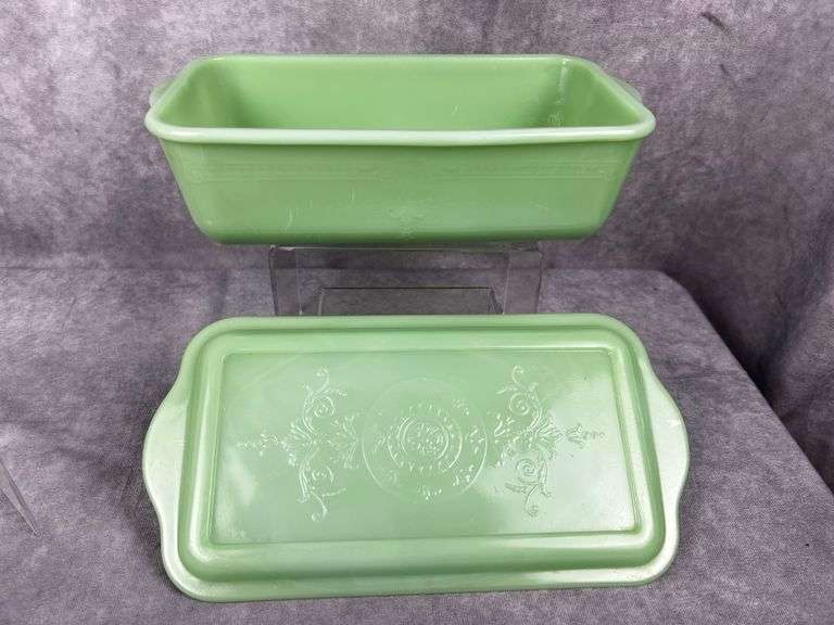 1950’s Fire King Jadeite Philbe loaf pan
