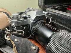 Vintage Canon camera, JVC and Sony recorders