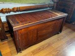Vintage wooden chest