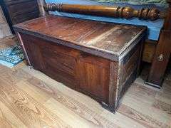 Vintage wooden chest