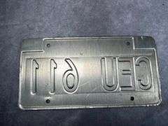 Alaska license plate