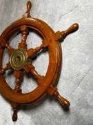 Wooden ships wheel