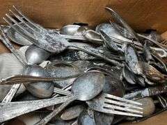 Vintage silver plated silverware