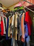 Master bedroom closet contents