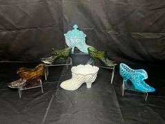 Glass shoe collection
