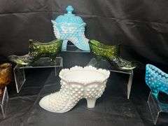 Glass shoe collection