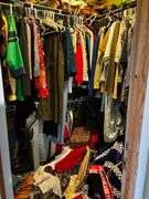 Master bedroom closet contents