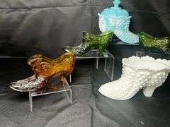 Glass shoe collection