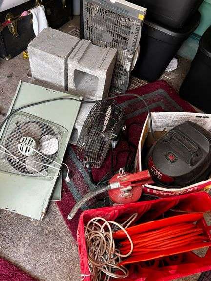 Fans, small shop vac and more