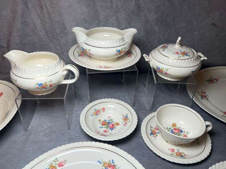 Over 80 piece set of Regal Vellum china