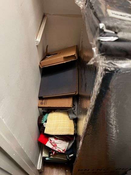 Contents of hallway closet