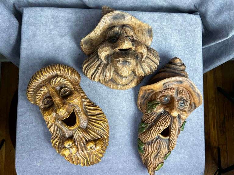 3 outdoor acrylic tree faces