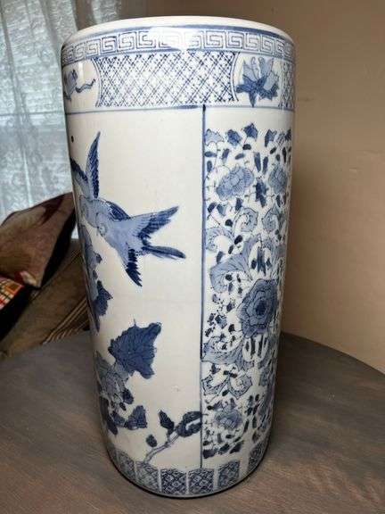 Asian style floor vase