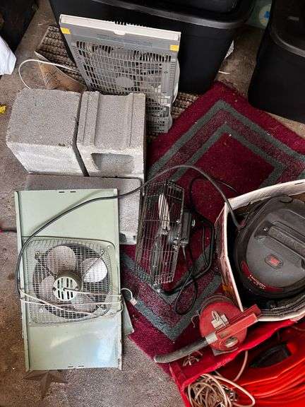 Fans, small shop vac and more