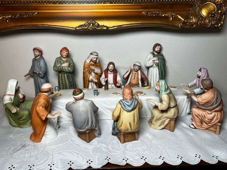 Home Interiors Last Supper porcelain set