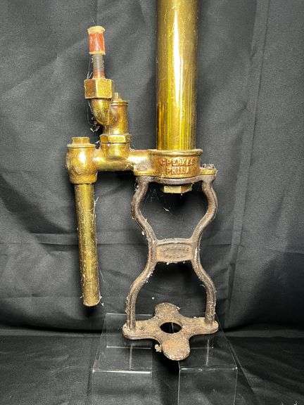 Vintage brass Perkes ships boat bilge hand pump