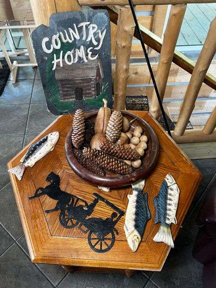 Tabletop of home decor