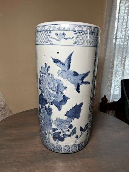 Asian style floor vase