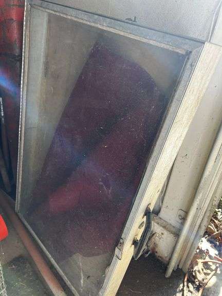 3 aluminum display cases