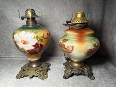 Pair of parlor lamp bases
