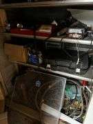 Left side tool room closet