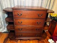 4 drawer chest with shelving