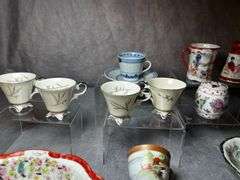 Asian porcelain group