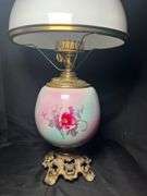 Vintage parlor table lamp
