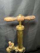 Vintage brass Perkes ships boat bilge hand pump