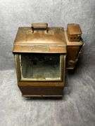 Antique U.S. Navy lifeboat binnacle compass/lantern shell