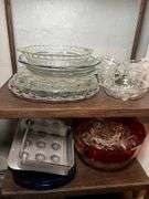 Punch bowl, baking dishes and more