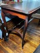 Vintage wooden console table