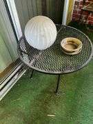 4 piece metal patio set