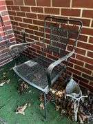 4 piece metal patio set