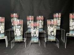 MCM glass tumblers