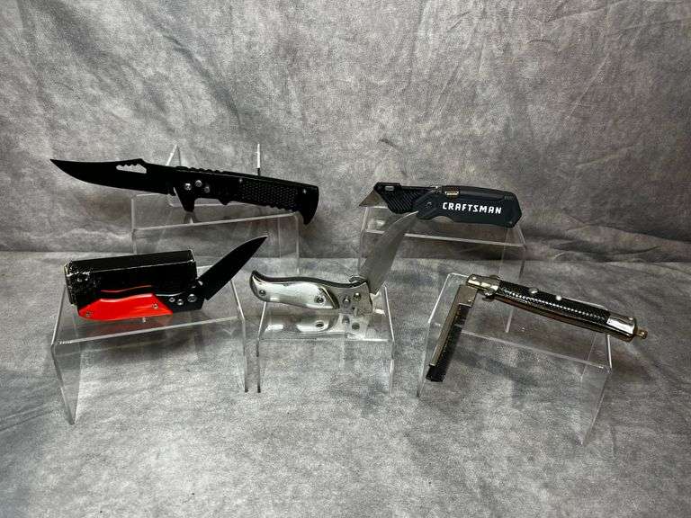 Craftsman box blade and various knives