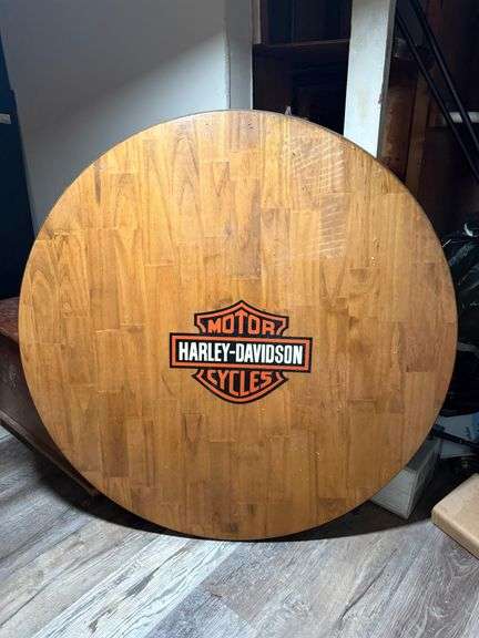 Harley Davidson wooden table top