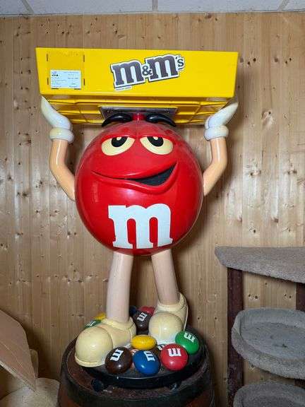 Vintage oversized M&M store display