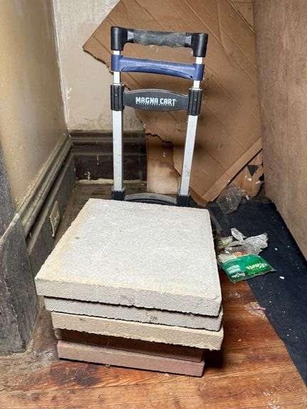 Small Magna cart hand truck and blocks