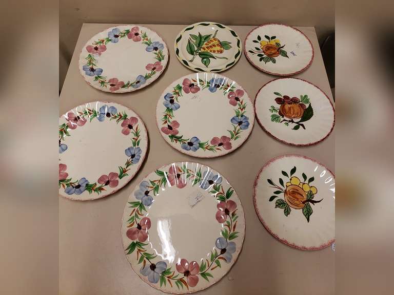 Blue Ridge china plates - Northern Kentucky Auction, LLC