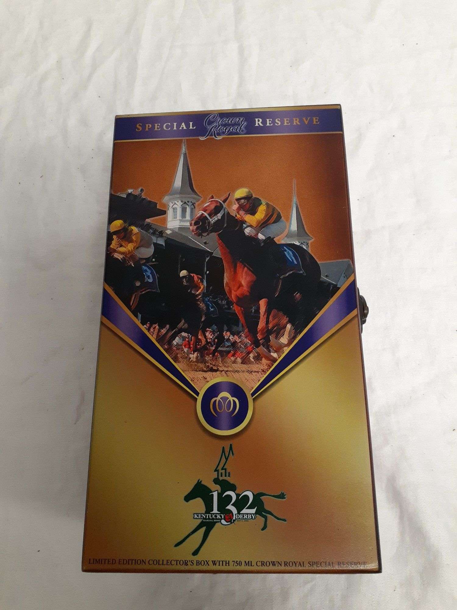 Crown Royal 132nd Kentucky Derby Limited Edition Wooden