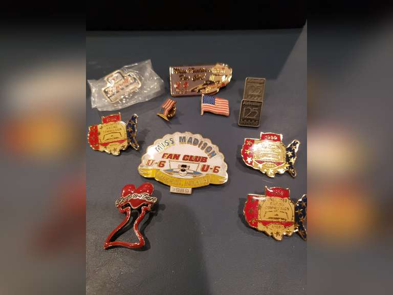 1980s -1990s racing pins and more - Northern Kentucky Auction, LLC