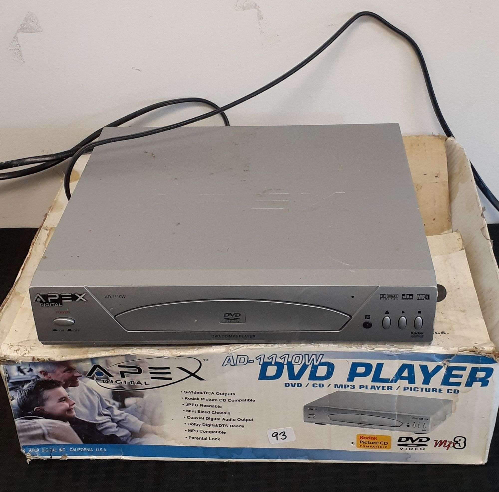 PERSONZ AMPLIFIER BEST CD DVD付き！レア！ Apex Digital DVD Player - powered on - Northern Kentucky