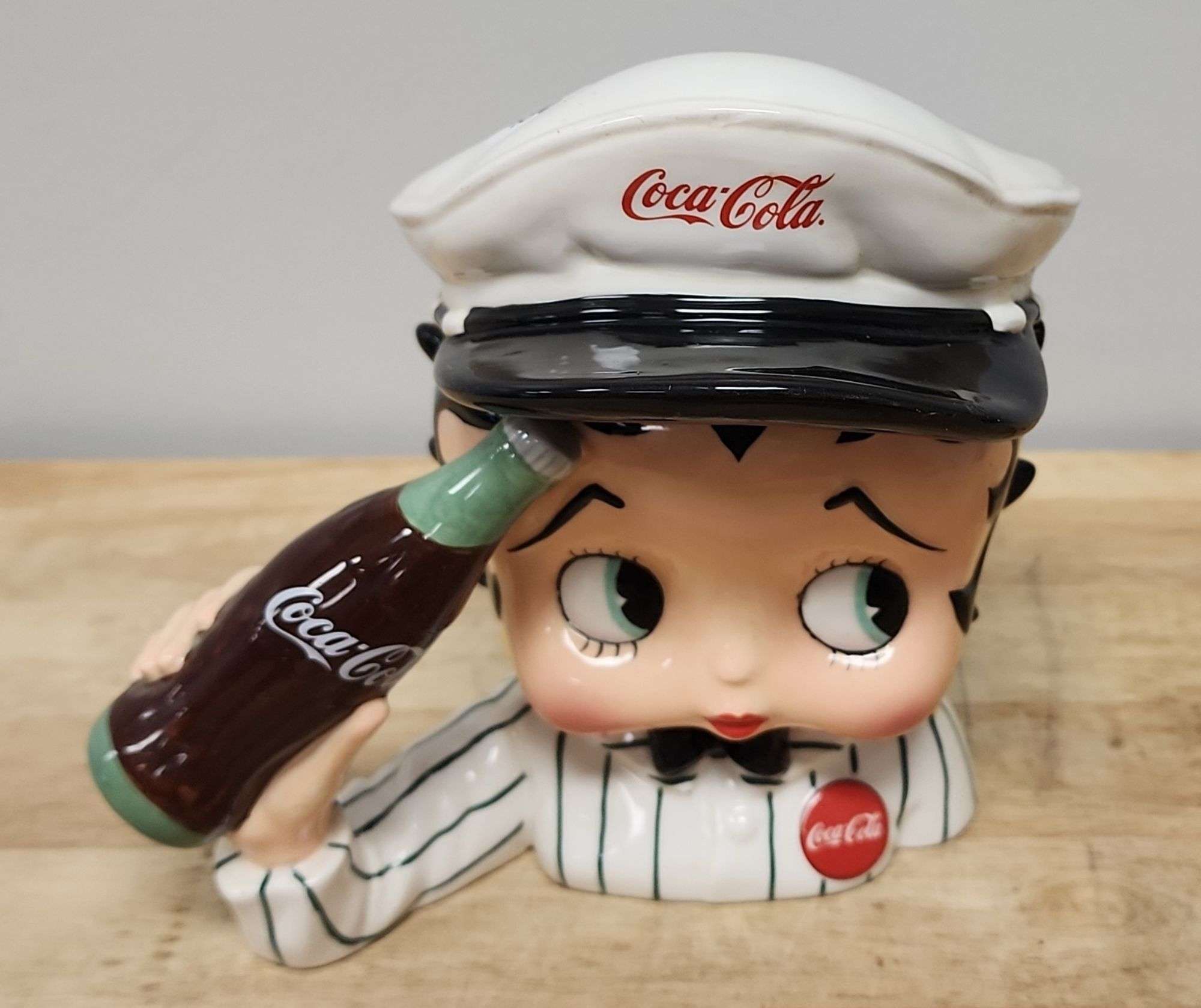 Coca-Cola Betty Boop ceramic bank - Northern Kentucky Auction, LLC