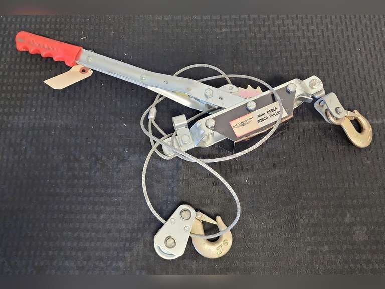 HaulMaster mini cable winch puller, 1200 pound capacity Northern