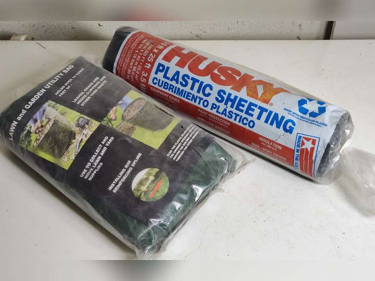 Lawn and garden utility bag, appears to be new in package, and husky