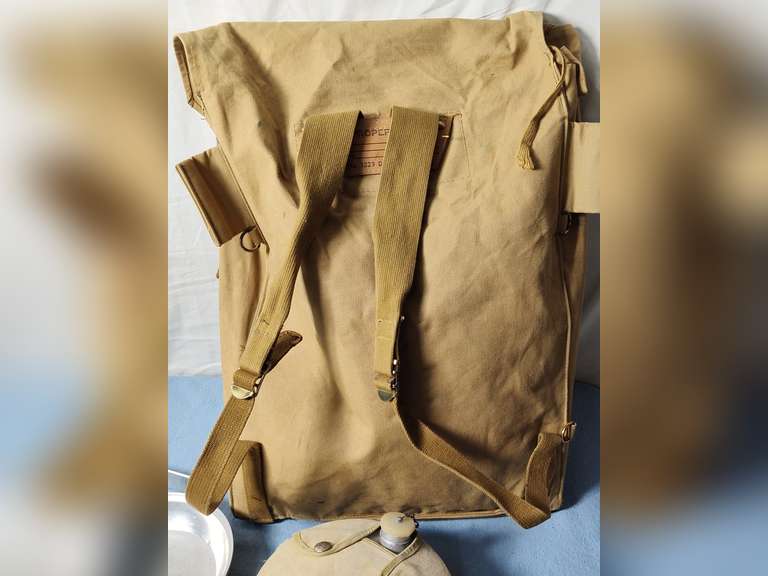 Mess Kit Backpack Boy Scout backpack canteen and mess kit - Northern Kentucky Auction, LLC