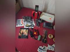 Plastic tote of miscellaneous items