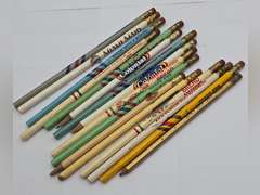 Sixteen bread advertising lead pencils, Sunbeam, Bond, Miami Maid, Colonial, Rainbow & Renz's Gold.